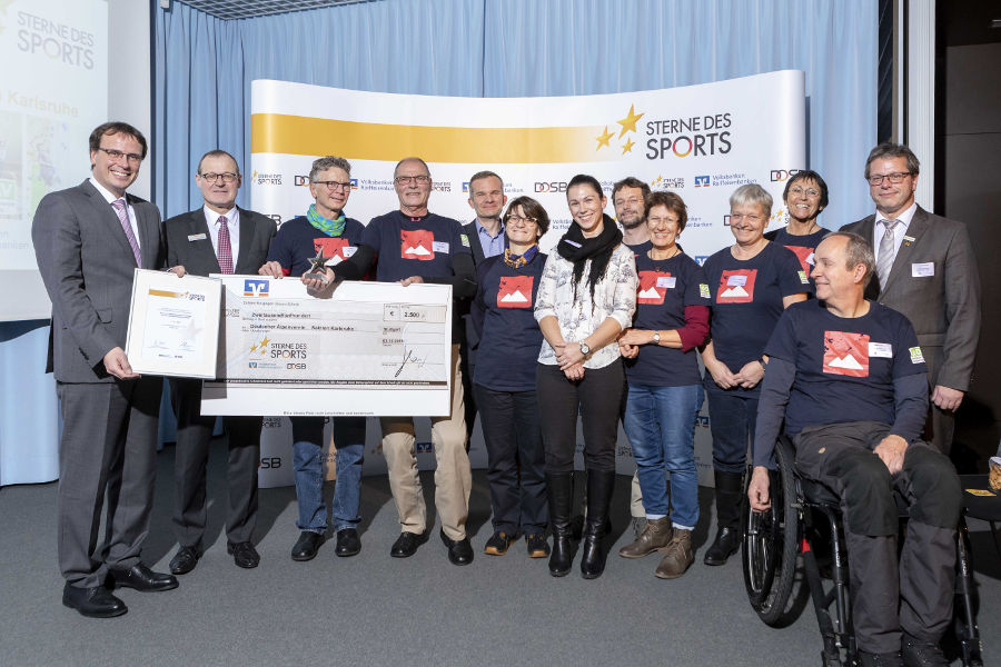 Sieger der Sterne des Sports aus Baden-Württemberg im GENO-Haus