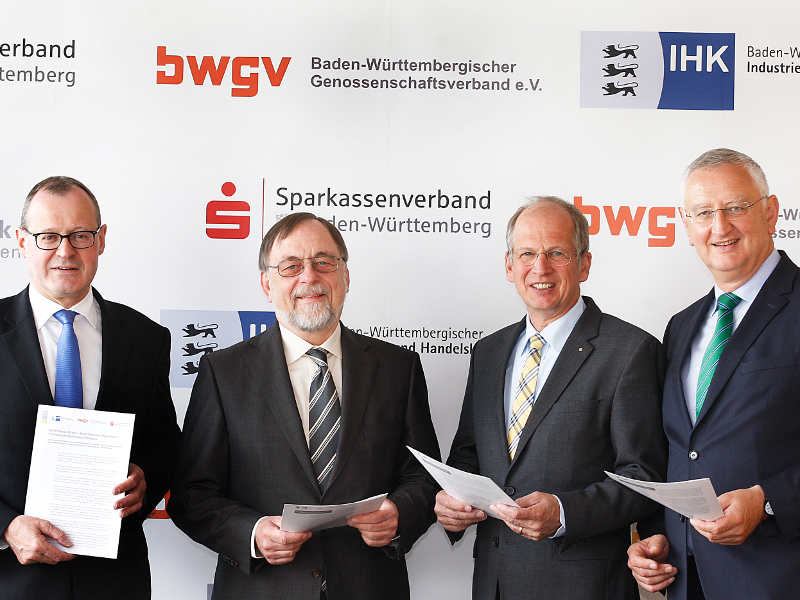 Wirtschaftsverbände in Baden-Württemberg fordern Absicherung der Kreditversorgung des Mittelstands durch die Europäische Union