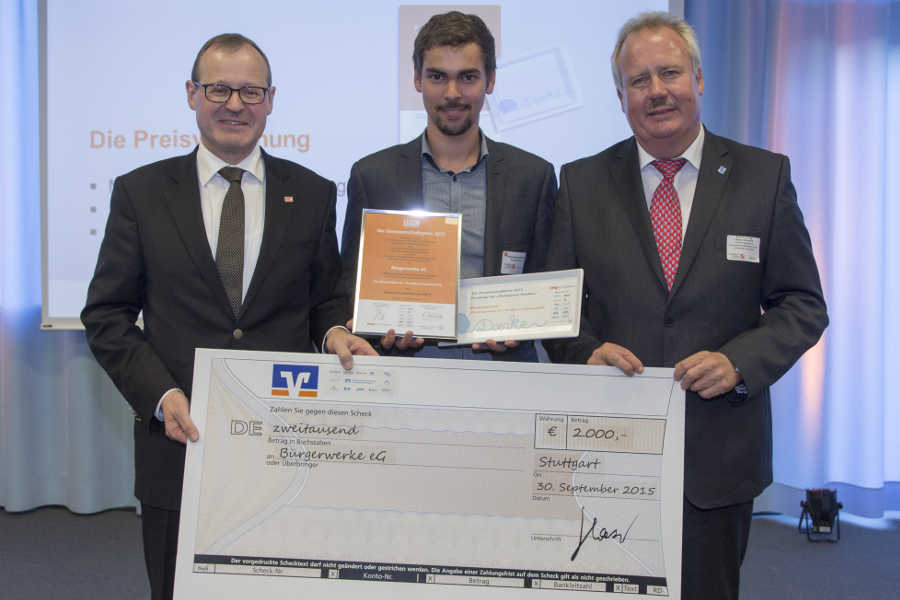Bürgerwerke eG Gewinner Genossenschaftspreis