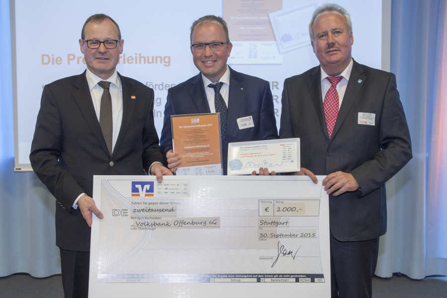 Gewinner Genossenschaftspreis, Volksbank Offenburg eG