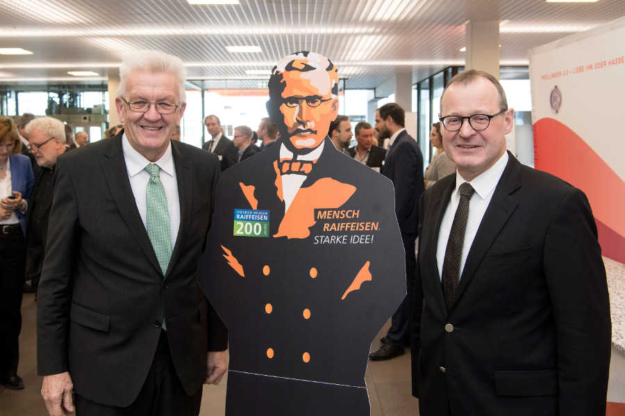 Ministerpräsident Winfried Kretschmann beim Zukunftsforum Genossenschaft