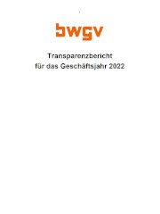 BWGV-Transparenzbericht für das Geschäftsjahr 2022