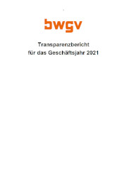 BWGV Transparenzbericht für das Geschäftsjahr 2021