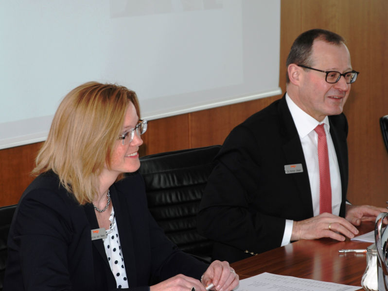 Bilanzpressekonferenz Glaser und van Beek