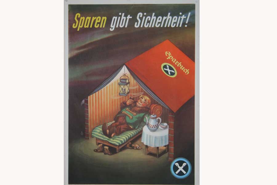 Raiffeisenplakat aus den 50er Jahren.