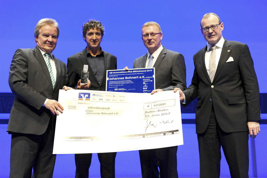 Sägewerk Bohnert, Gewinner des Förderpreis 2015 der Genossenschaftlichen FinanzGruppe Volksbanken Raiffeisenbanken