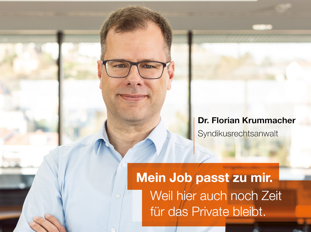 Mein Job passt zu mir. Weil hier auch noch Zeit für das Private bleibt.