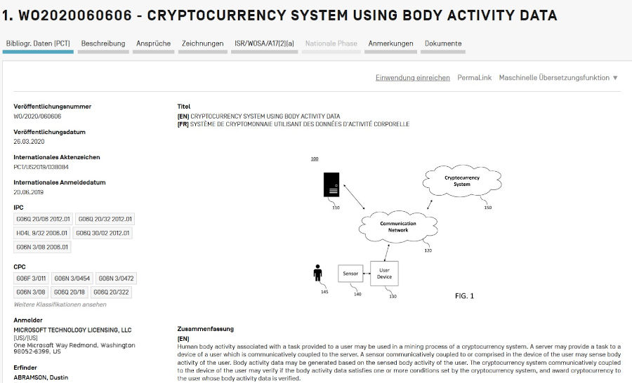 Patent Microsoft