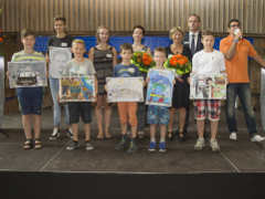 Gruppenbild der Bundessieger Jugend creativ