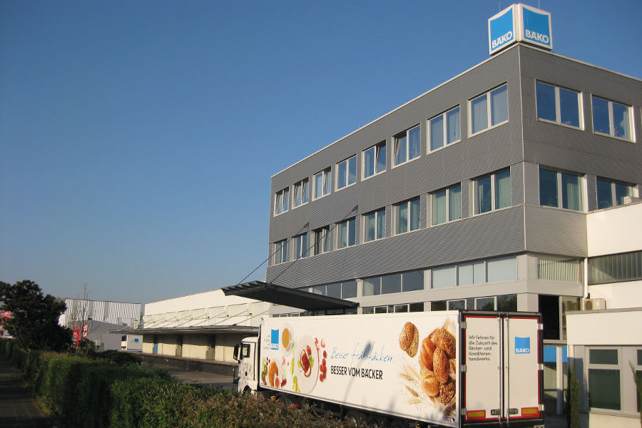 Der Hauptsitz der BÄKO-Zentrale in Ladenburg.