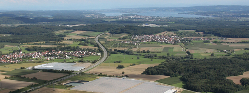 So idyllisch liegt die Reichenau Gemüse eG.