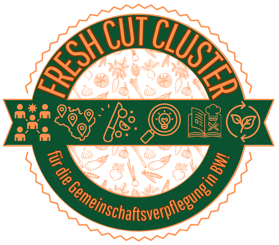 Logo Fresh Cut Cluster für die Gemeinschaftsverpflegung in BW!