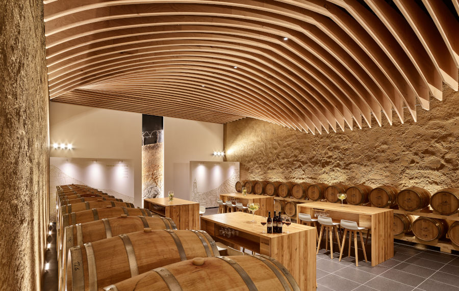Das Schmuckkästchen der Genossenschaft: Das VinoToRium ist sogar architekturpreisgekrönt.