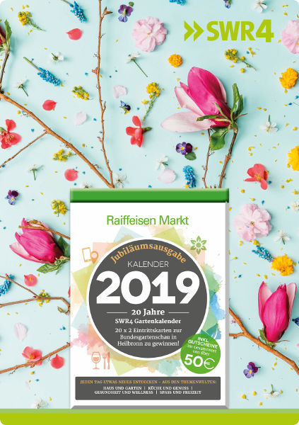 SWR4 Gartenkalender 2019