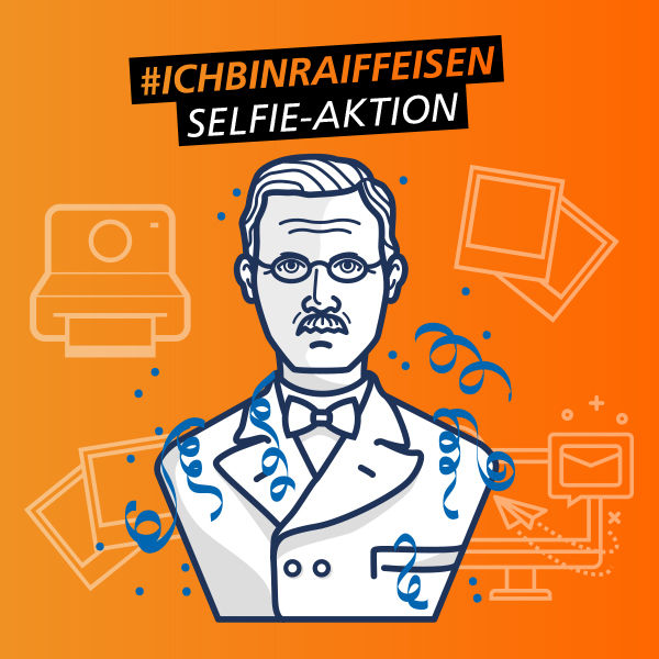 Selfie-Aktion zum Raiffeisen-Jahr 2018