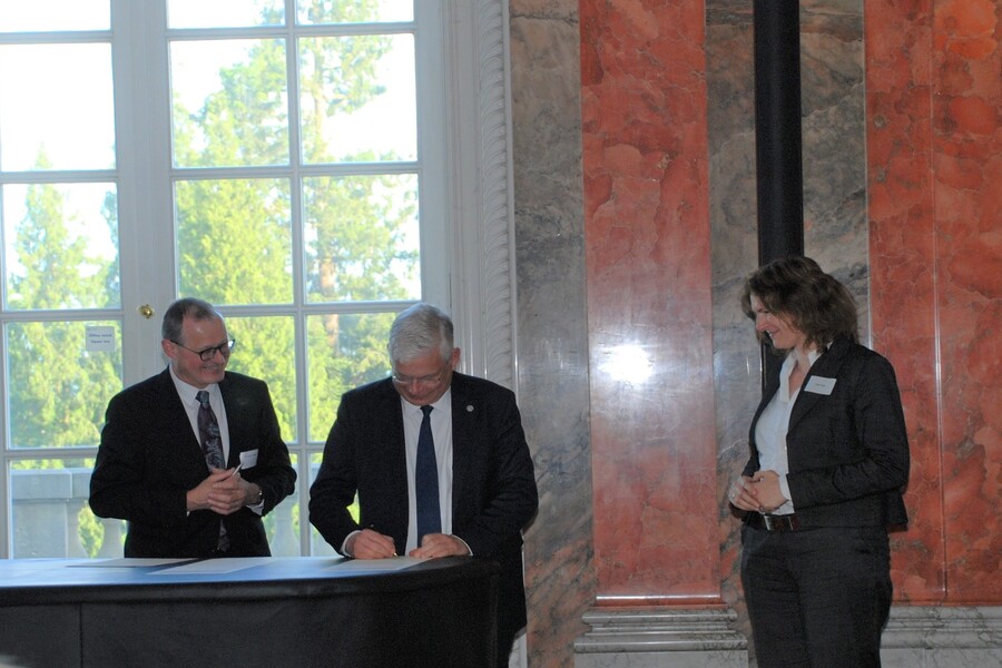Dr. Roman Glaser, Prof. Dr. Stephan Dabbert, Anja Roth