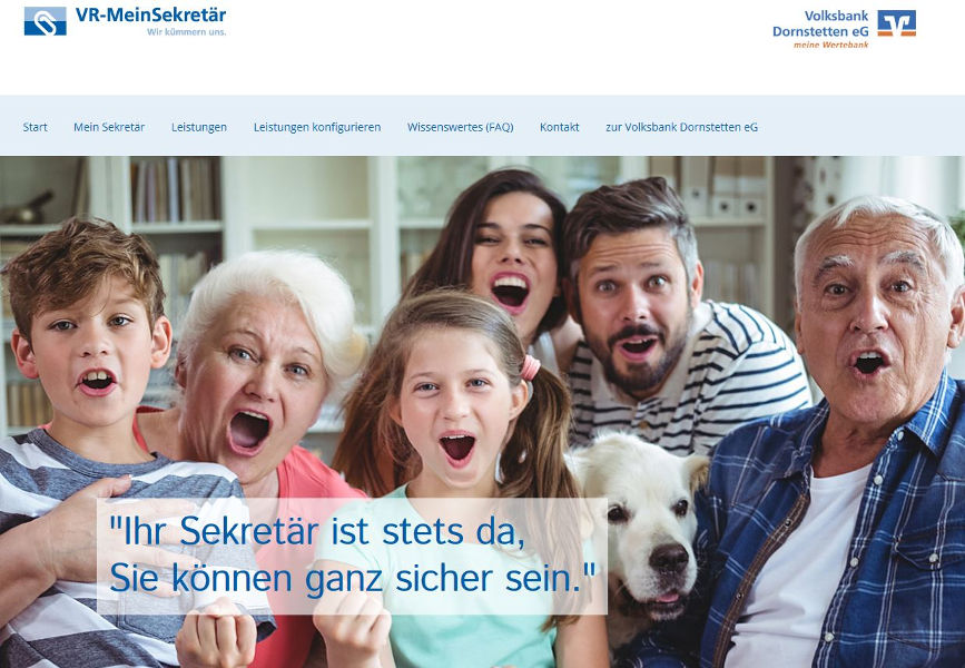 VR-Bank Dornstetten-Horb eG "VR-Mein Sekretär"