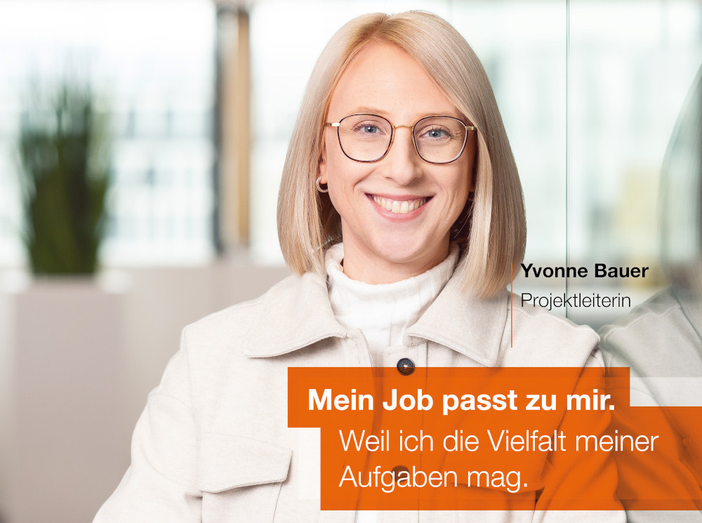 Mein Job passt zu mir. Weil ich die Vielfalt meiner Aufgaben mag.