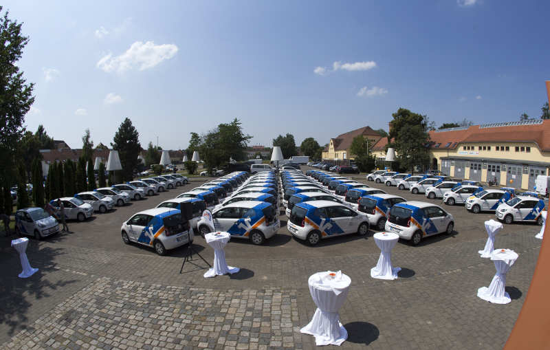 82 Fahrzeuge im Römerkastell