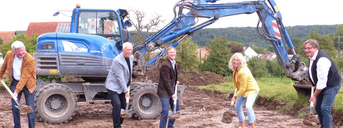 Bioenergiedorf Breitenholz - die Bauarbeiten haben begonnen