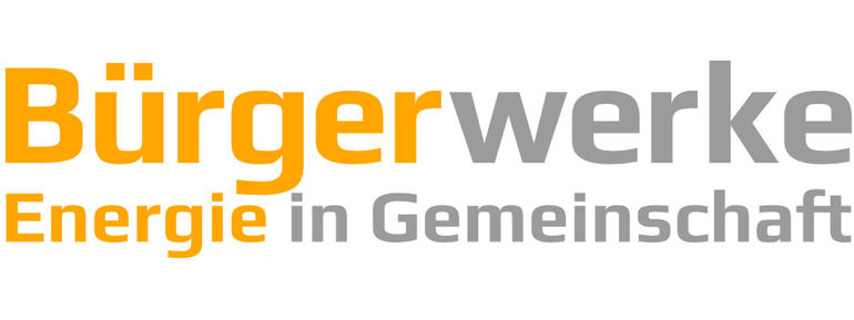 Logo Bürgerwerke eG, Schriftzug