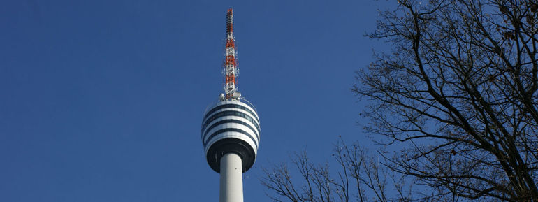 Fernsehturm Stuttgart Ansicht von unten