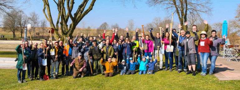 GSV Pflanzaktion Uttenweiler Naturkindergarten