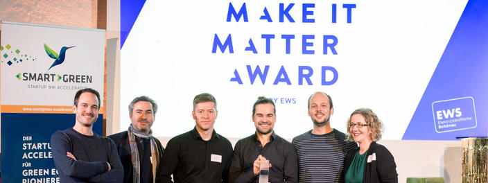 Elektrizitätswerke Schönau (EWS) MakeItMatter-Awards verliehen