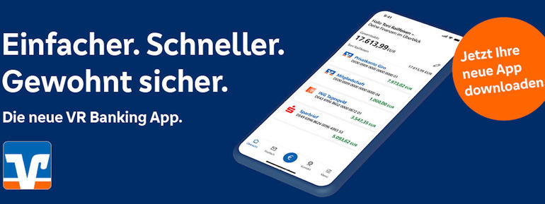 Banking App der Volksbanken Raiffeisenbanken wurde überarbeitet