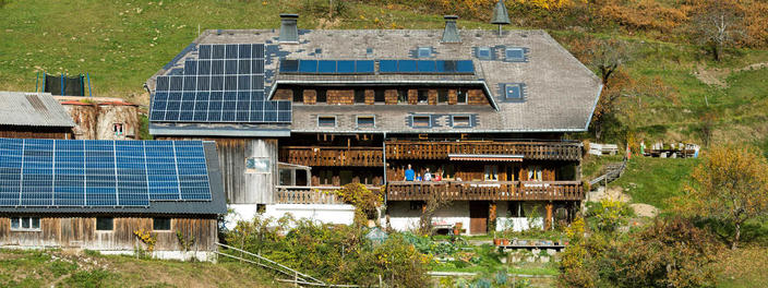 Schwarzwaldhaus Photovoltaikanlage EWS Schönau eG