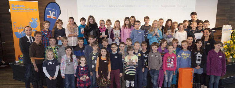 Volksbanken Raiffeisenbanken: Mehr als 120 junge Gewinner beim Frederick Lesepreis