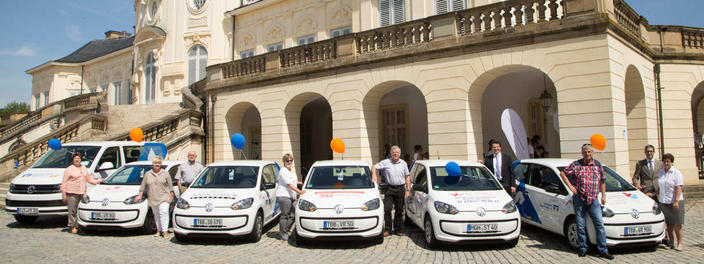 Übergabeveranstaltung VRmobil am Schloss Solitude