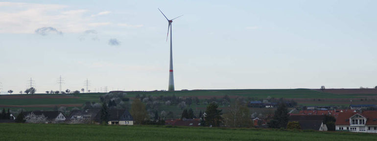Windkraftanlage der Energiegenossenschaft Ingersheim eG